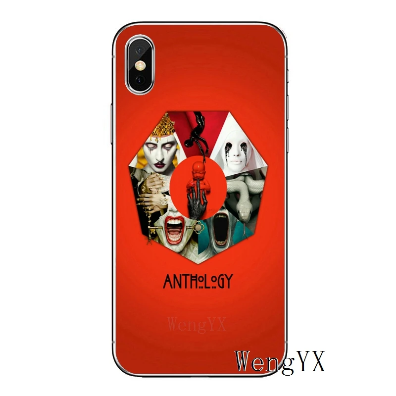 AHS American Horror Story для Apple iPhone 8 plus 7 plus 6s 6 plus X XR XS Max SE 5S 5c 5 4S 4 Мягкий термополиуретановый Чехол для мобильного телефона чехол - Цвет: Horror-Story-A-07