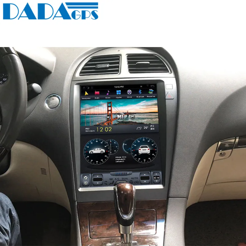 Экран 12 1 &quotв стиле Tesla IPS Android 6 0 для Lexus ES240 ES250 ES300 ES330 ES350 2006 2012 радио GPS навигация
