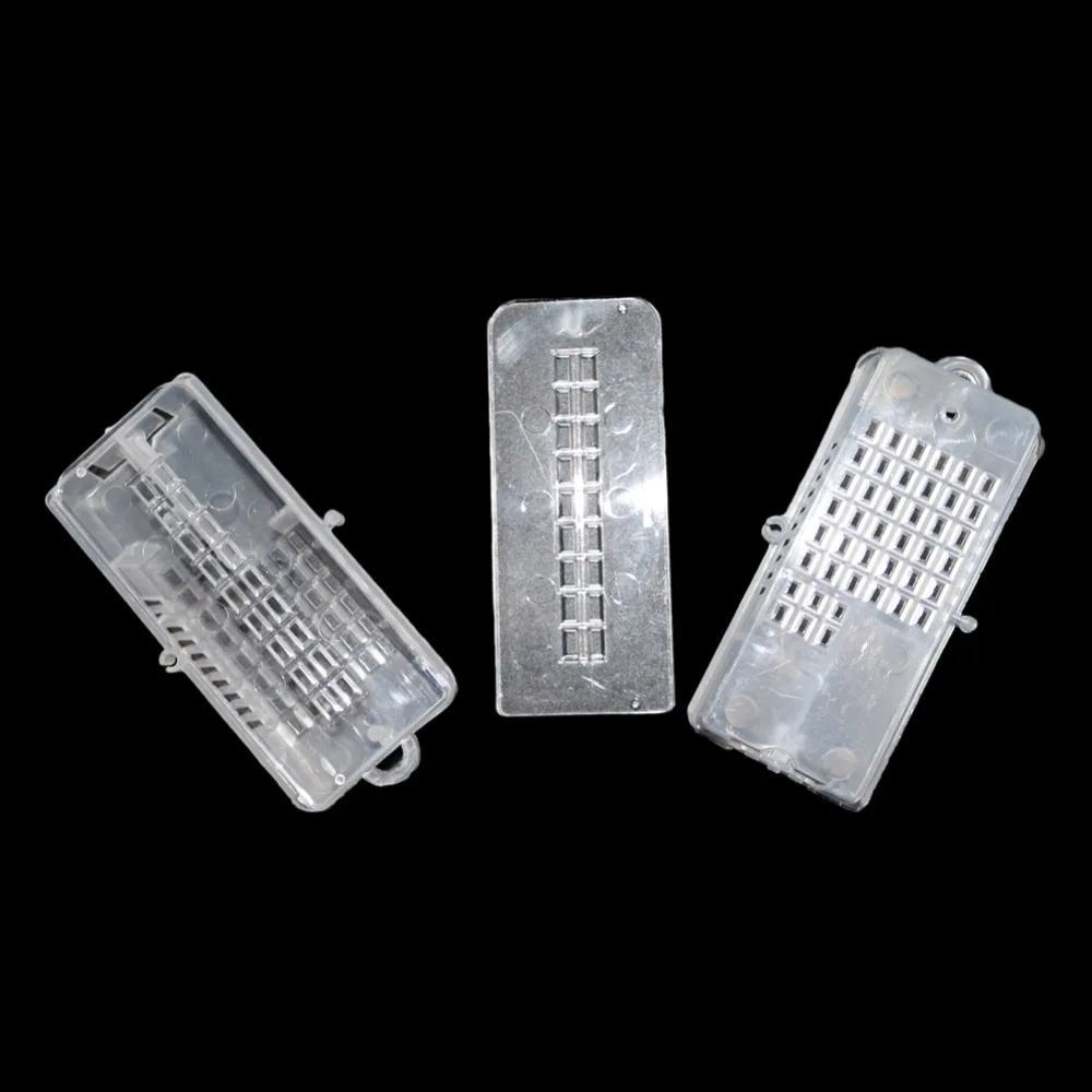 Beekeeping Tools Accessories 10 Pcs Bee Transport Cages Queen House Beehive White transparent Queen Cage