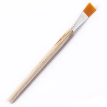 Желтая щетка BGA паяльная паста с деревянной ручкой реболлинг инструмент для ремонта