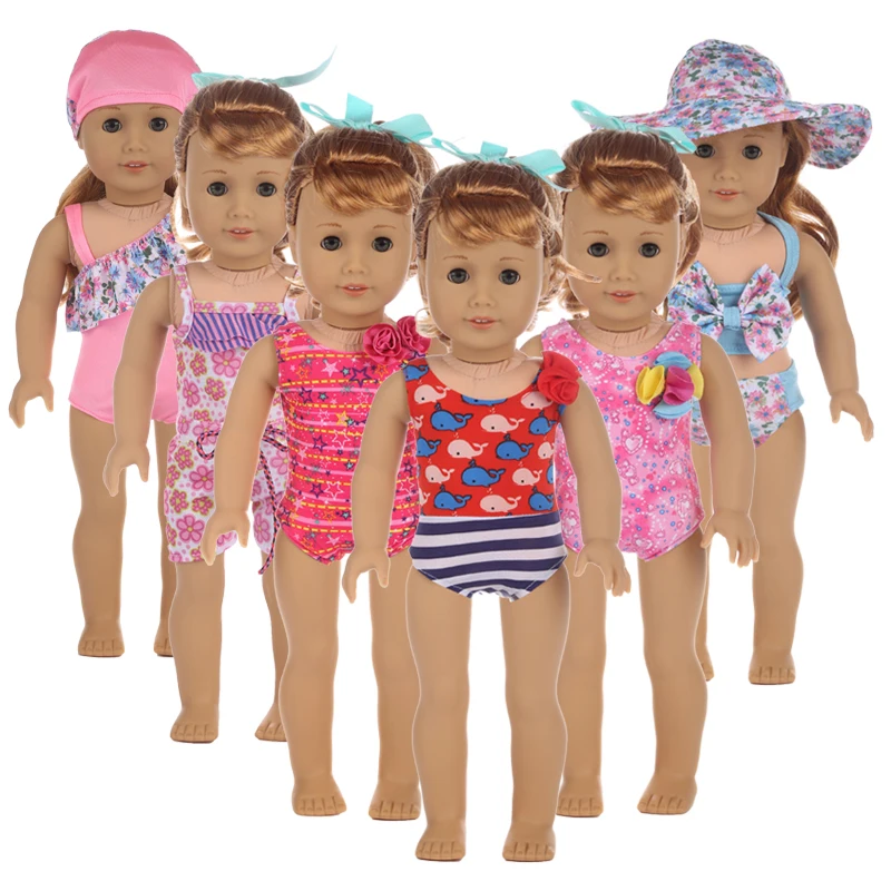 Happy Elfin Baby New Born 43cm 18 Inch Doll Clothes Swimsuit Accessories For Girl Birthday Gift | Игрушки и хобби