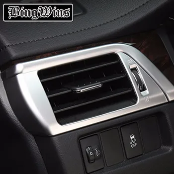 

Car styling Instrument Table Dashboard Both Sides Air Outlet Cover Trim Air Outlet Vent Decorate For Toyota Camry 2012-2016