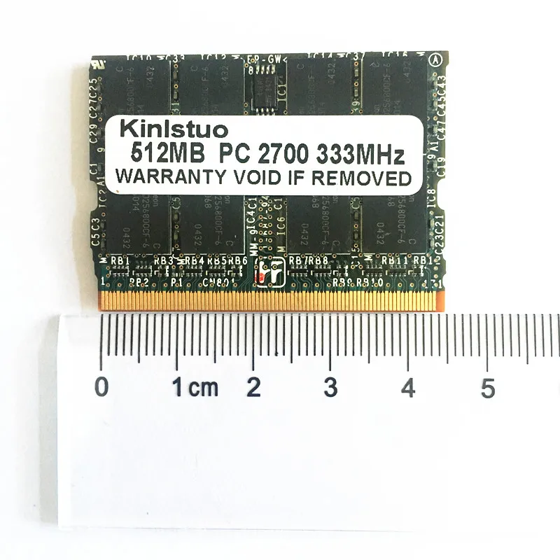 MicroDIMM DDR-333 172-pin 512MB ноутбук ОЗУ подходит PCG-TR3/B, TR3E/B, PCG-X505, X505P, X505SP, X505ZP, VGN-A11C, VGN-S2HRP