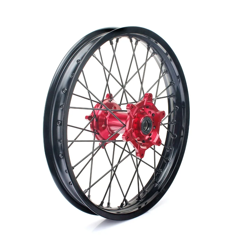 Передние и задние диски BIKINGBOY 21*1 6 19*2 15 MX полная ступица 36 спиц для Honda CR 125 250 02 13 CRF