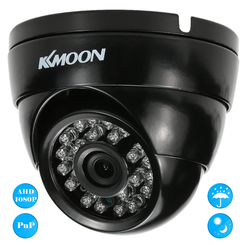 KKmoon 1080P 2.0MP AHD купольная камера наблюдения 3,6 мм 1/3 ''CMOS IR-CUT ночного видения Водонепроницаемая камера видеонаблюдения