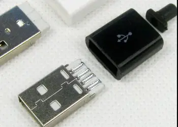 

100pc/lot DIY USB 2.0 A Male Assembly