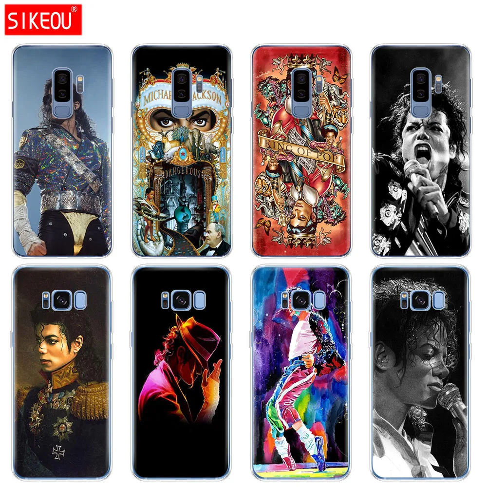 Силиконовый чехол для Samsung Galaxy S9 S8 S7 S6 edge S5 S4 S3 PLUS телефона с изображением Майкла