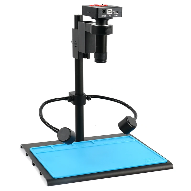 

FHD 36MP 2K USB HDMI Digital Video Microscope Camera 100X Zoom Electric Magnifier Recoder Set For PCB Solder Repair Inspection
