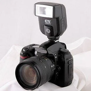 YinYan CY-20 Hot Shoe Sync Port 5600K Mini Universal Flash Speedlite for Nikon Canon Panasonic Olympus Pentax Sony Alpha Cameras