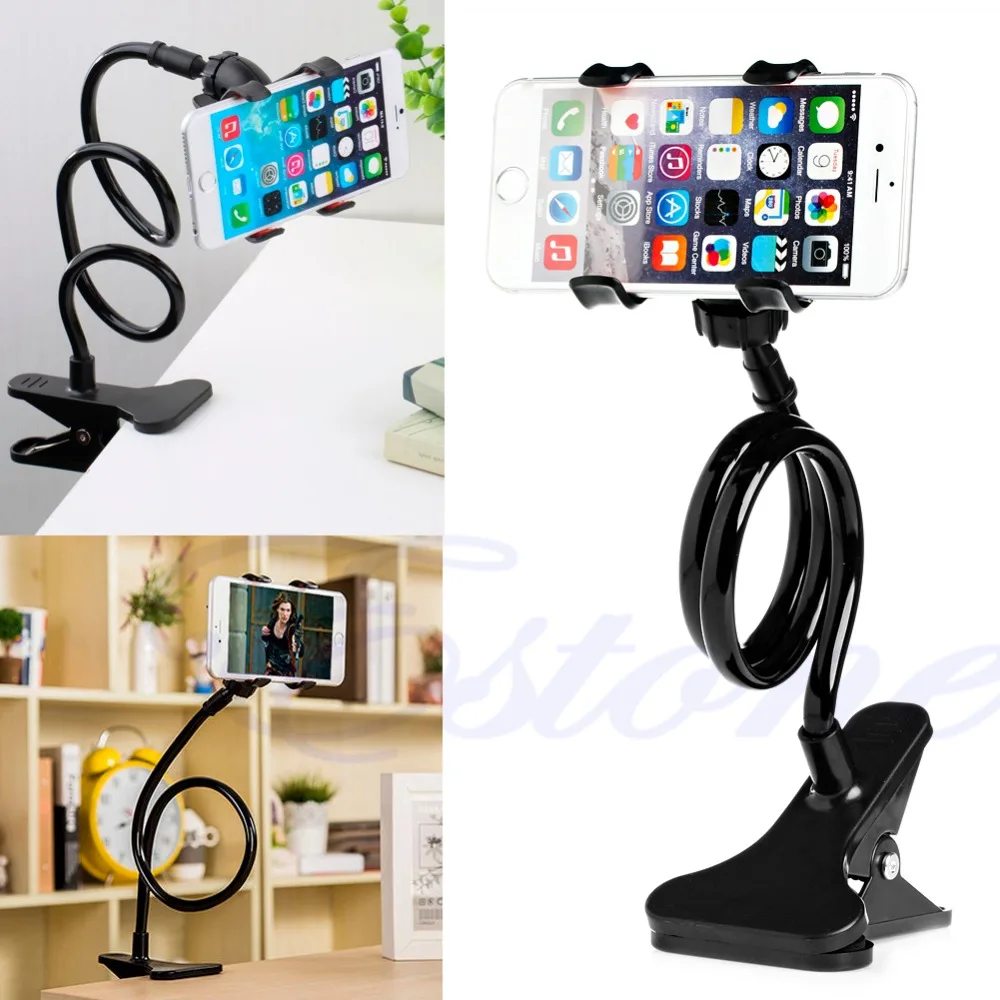 1Pc Lazy Bed Desktop Car Stand Mount Holder For Cell Phone Long Arm