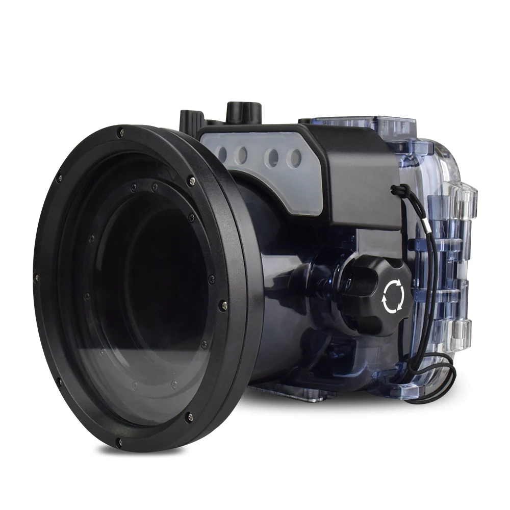 60m/195ft Waterproof Underwater Housing Camera Diving Case for SONY DSC-RX100 VI RX100 M6 RX100 mark 6 VI Bag Cover