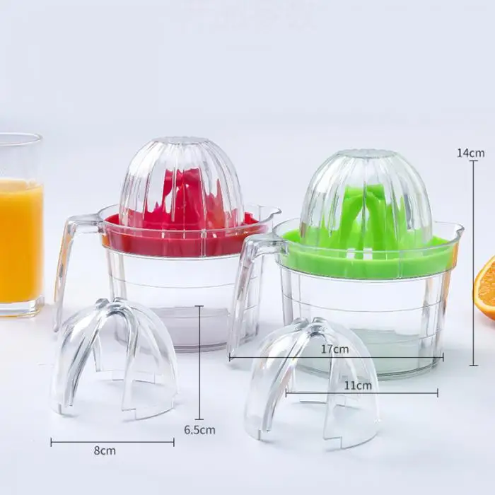 Manual Juicer Mini Plastic Lemon Orange Squeezer Kitchen Hand Press Juicer for Home Travel TB Sale