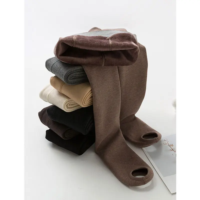 

Autumn Winter High Waist Leggings Pants Women High Elasticity Plus Velvet Warm Leggings Pants High Quality Ladies Leggings Q1035