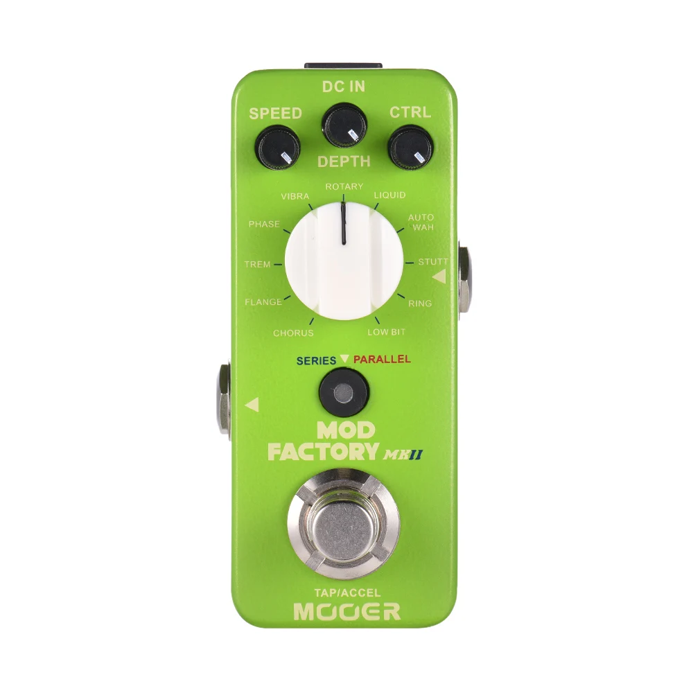 

MOOER MOD FACTORY MKII Multi Modulation Effect Pedal 11 Modulation Effects Tap Tempo True Bypass Full Metal Shell