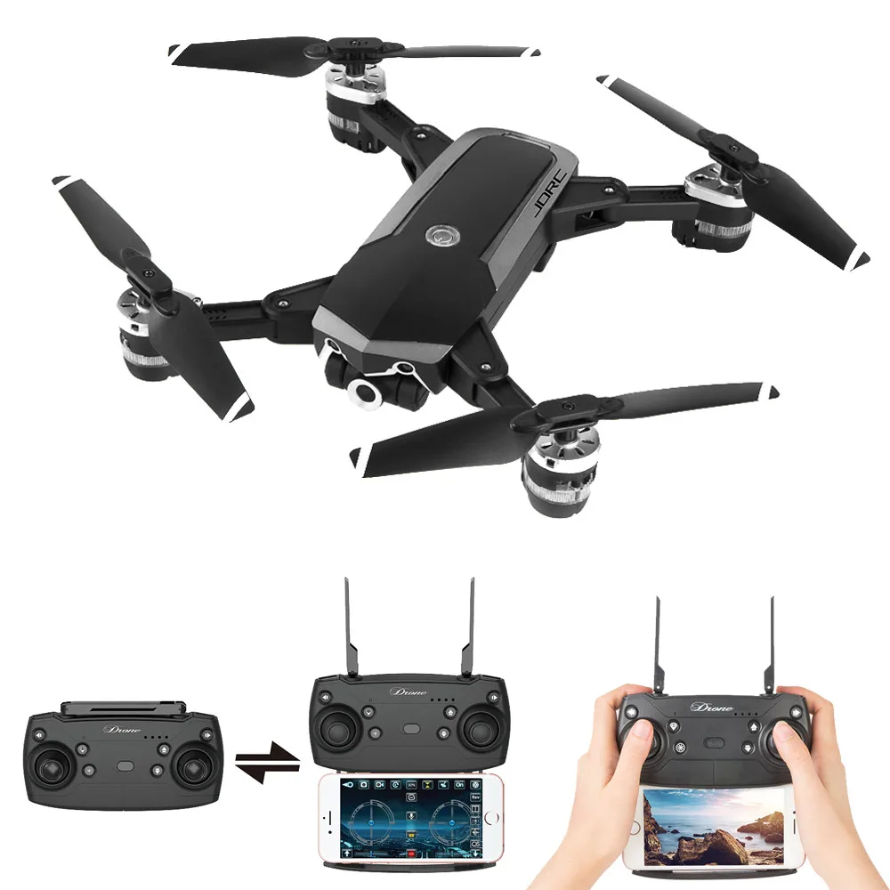 

JDRC WiFi FPV RC Quadcopter Foldable Remote Control Drone 720P 4 Channel 0.3/2MP FOR new arrival