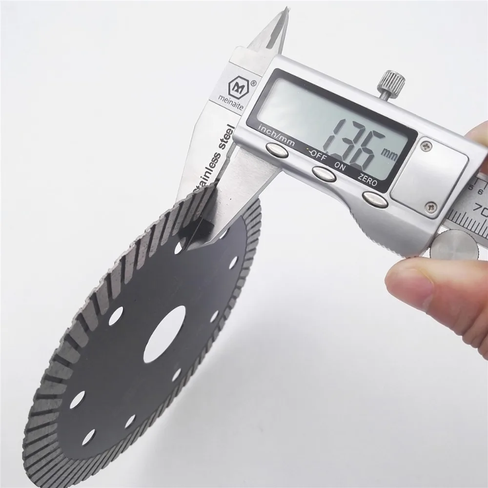5pks 115MM Diamond hot pressed diamond blades Superthin Turbo disc with 10mm segment height