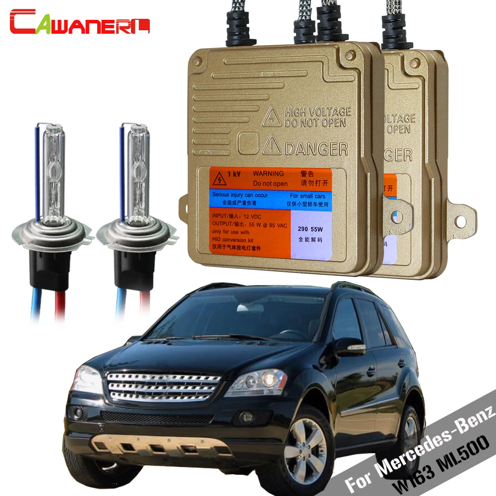 Cawanerl 55W No Error Ballast Bulb 3000K 8000K HID Xenon Kit AC For