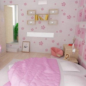 

Wedding Decoration Home Deco Stickers Romantic Cherry Blossom For Girl Room #25601