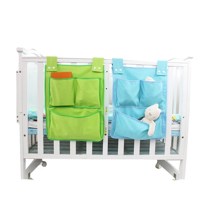 Детская кроватка детская кровать подвесной мешок портативный водонепроницаемый подгузники Органайзер прикроватный бампер сумка постельные принадлежности s