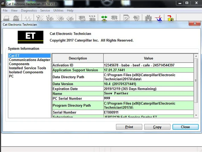 Для гусеницы 2019A Cat ET ET3 электронный техник диагностическое программное обеспечение с разблокировкой KeyGen Active+ видео