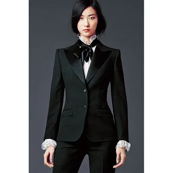

Women's new high-grade slim and elegant suit two-piece suit (jacket + pants) women's business suits support customization