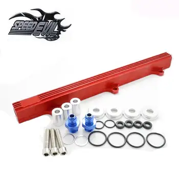 

High Flow Aluminium Billet Fuel Rail Kit For Honda EG EK B16 B18 Top Feed Injector Red / Bule / Purple / Yellow Fuel Rail