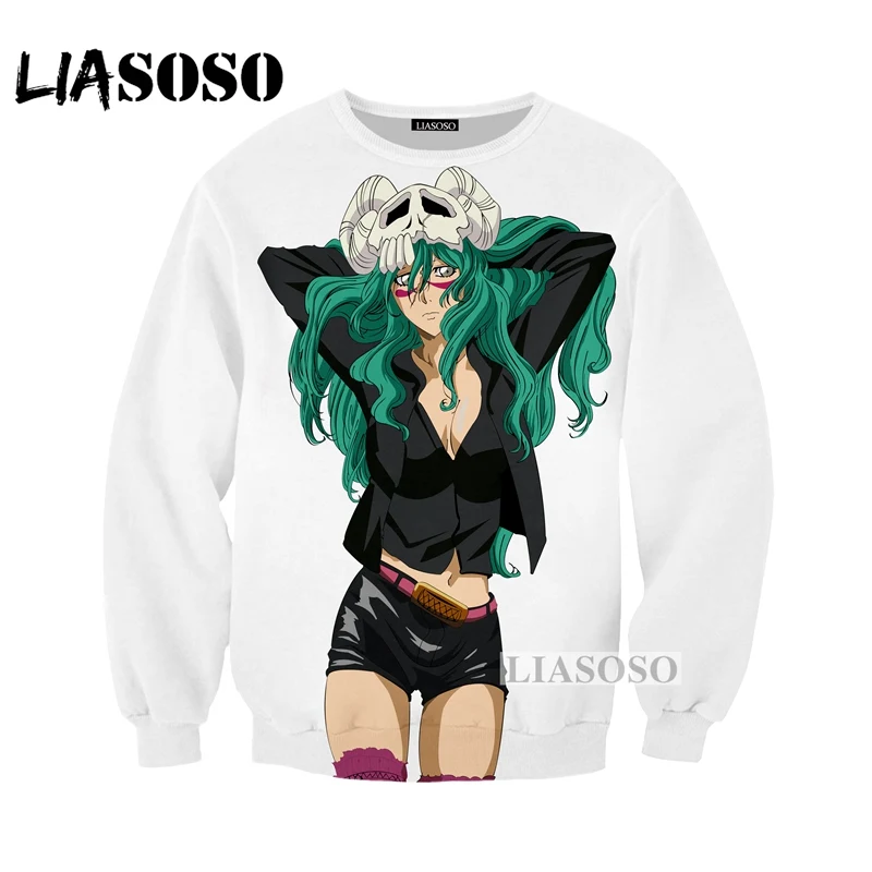 

LIASOSO NEW Anime BLEACH Kurosaki Ichigo Cartoon Tees 3D Print T-shirt/Hoodie/Sweatshirt Unisex Cosplay sexy T Shirt Tops G375