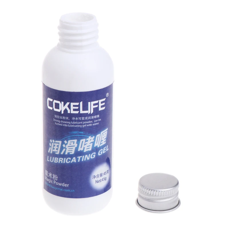 Cokelife Magische Poeder Glijmiddel Mix Met Water 5G Creëren 50G Water Gebaseerde Smeermiddelen Fisting Voor Sex Anale Gel & Body Massage Olie