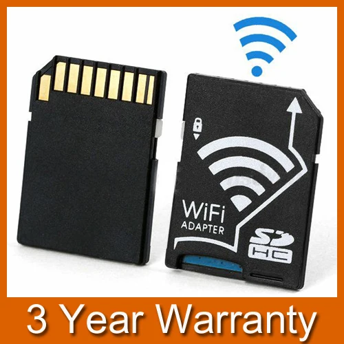 WiFi Wireless Micro SDHC TF Flash Card To SD Card Share Adapter For