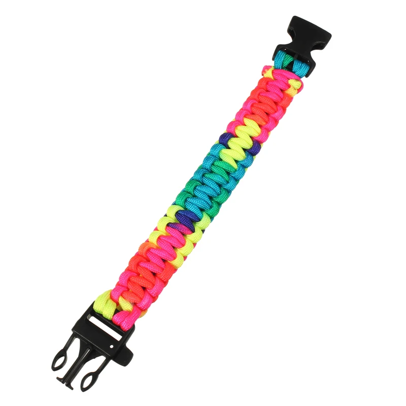 Hewolf الجديدة outdoor الانقاذ حبل مضفر سوار paracord الحبل الملونة حبل المظلة الطوارئ بقاء التخييم التنزه pulsera