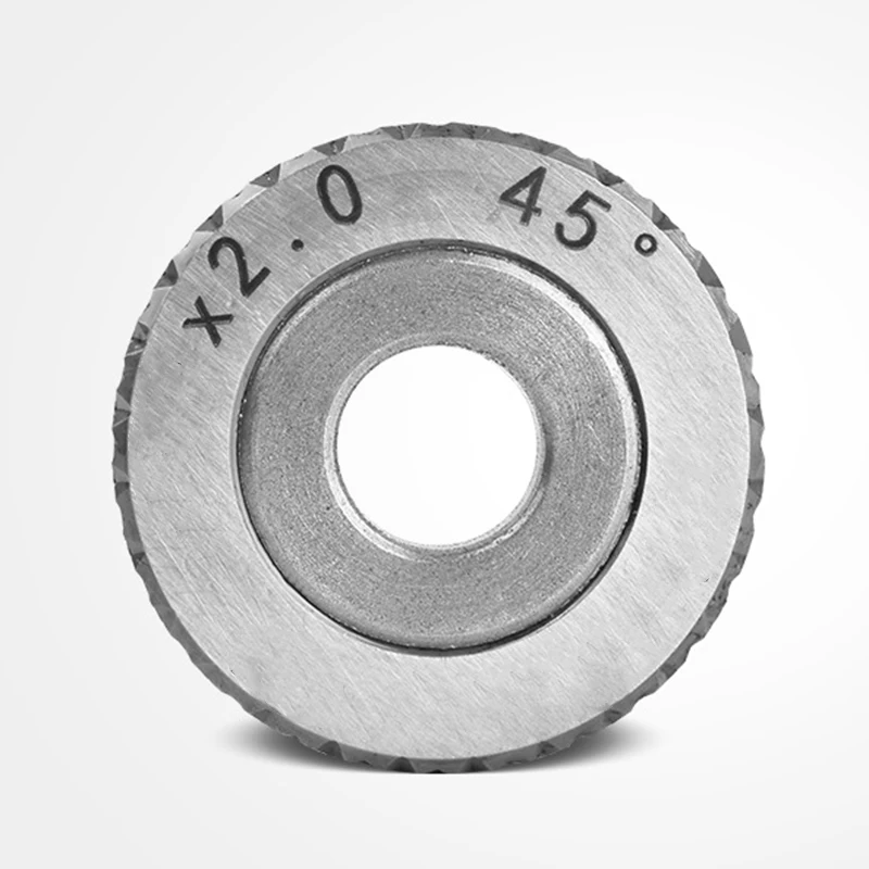 

45 Degree Concave Reticulated Netting Texture Roll Single Wheel Bearing Steel 1x