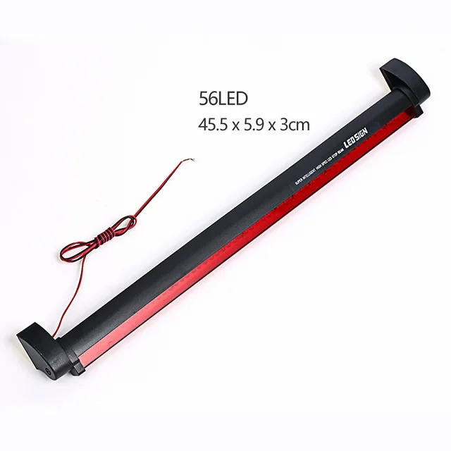 Universal Car 12V Red LED Third Brake Light Bar Rear Roof Warning Light