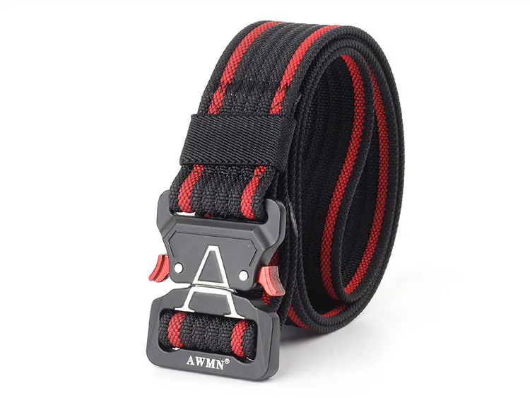 Army Military Tactical Belt New Outdoor 125cm Cobra Alloy Buckle Nylon Casual Combat Belt Men Women Training Belt AE103