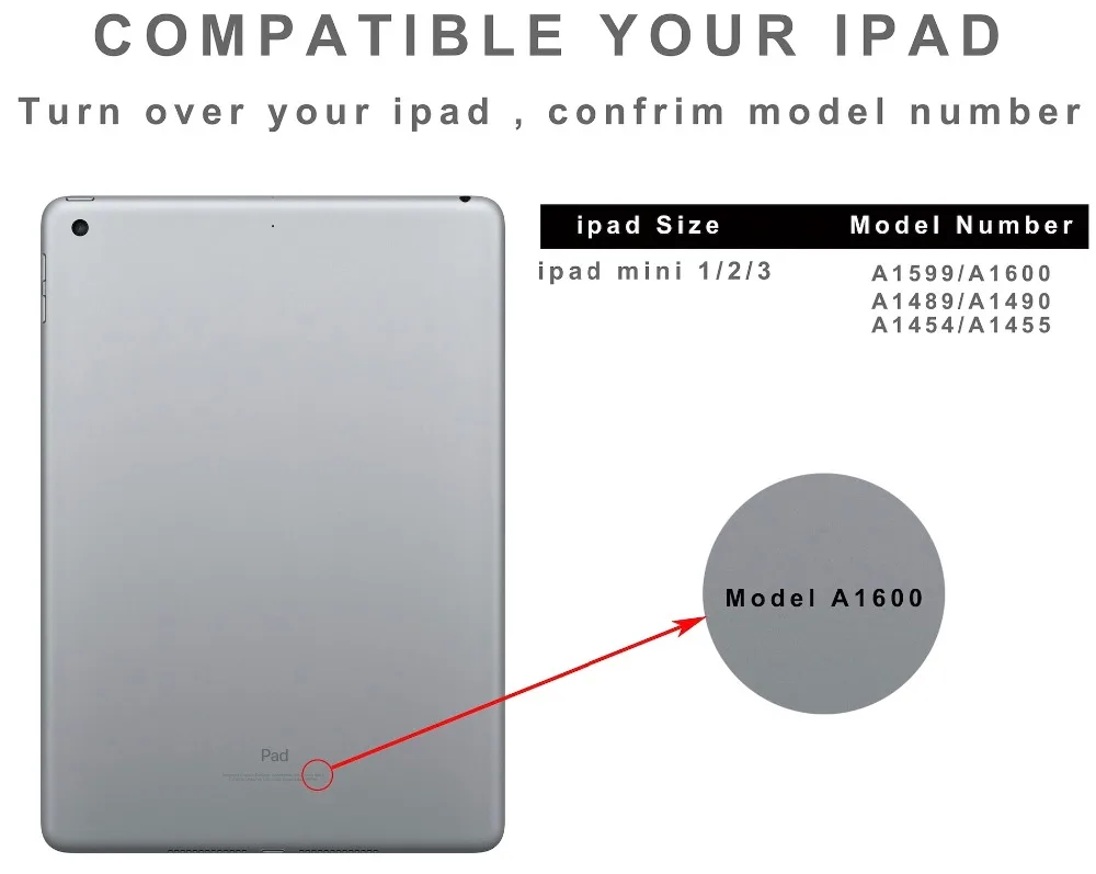 IPAD MINI 1 2 3 MODELS 
