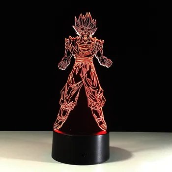 

Dragon Ball Seven dragon ball colorful Vision Stereo LED lamp 3D Table Lamp Luminaria LED Creative Child Kid Sleep Night Lights