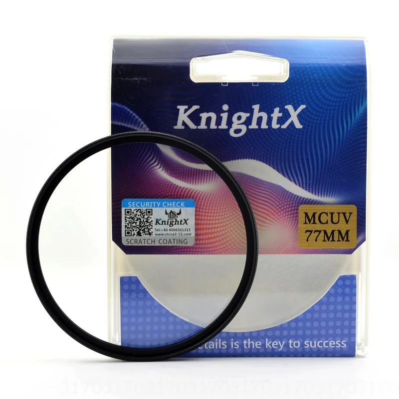 KnightX FLD UV CPL Поляризационный ND Star 49 мм 52 мм 55 мм 58 мм 62 мм 67 мм 72 мм 77 мм фильтр объектива для sony Canon Nikon d5300 d7200 canon - Цвет: MCUV Filter