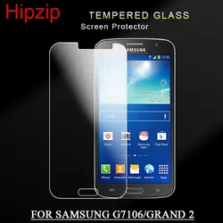 9 H 0.26 мм HD защитный закаленное Стекло для Samsung Galaxy Grand 2 G7102 G7105 G7106 G7108 Экран протектор фильм глянцевая sklo