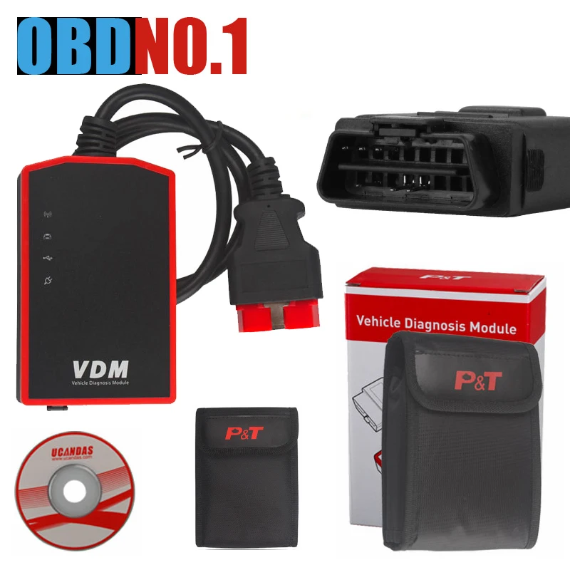 

New Arrival Orignial VDM Wireless Universal Car Diagnostic Tool VDM UCANDAS Update Online Auto Scanner VDM Fast Shipping