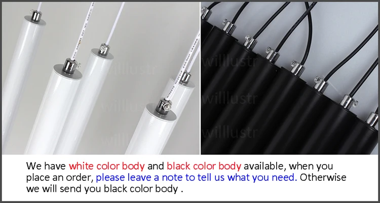 Pingente de Alumínio Moderna Lâmpada Suspensão Iluminação Pendurado Cilindro Lâmpadas Tubo Luz Branco Preto Minimalista Luzes Luxo Led 2 Cheap suspension light