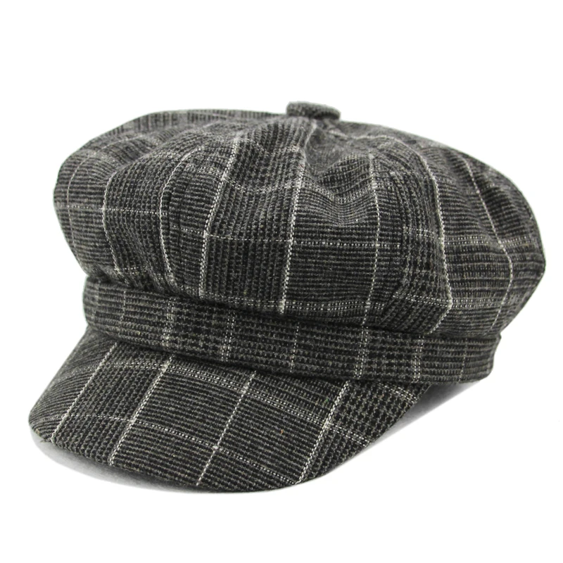 suede beret hat