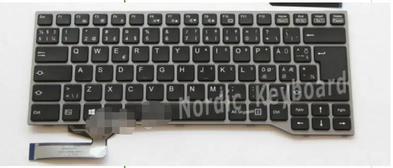 Клавиатура для Fujitsu LifeBook E544 E733 E734 E736 E743 E744 E746 шведская норвежская датская финская