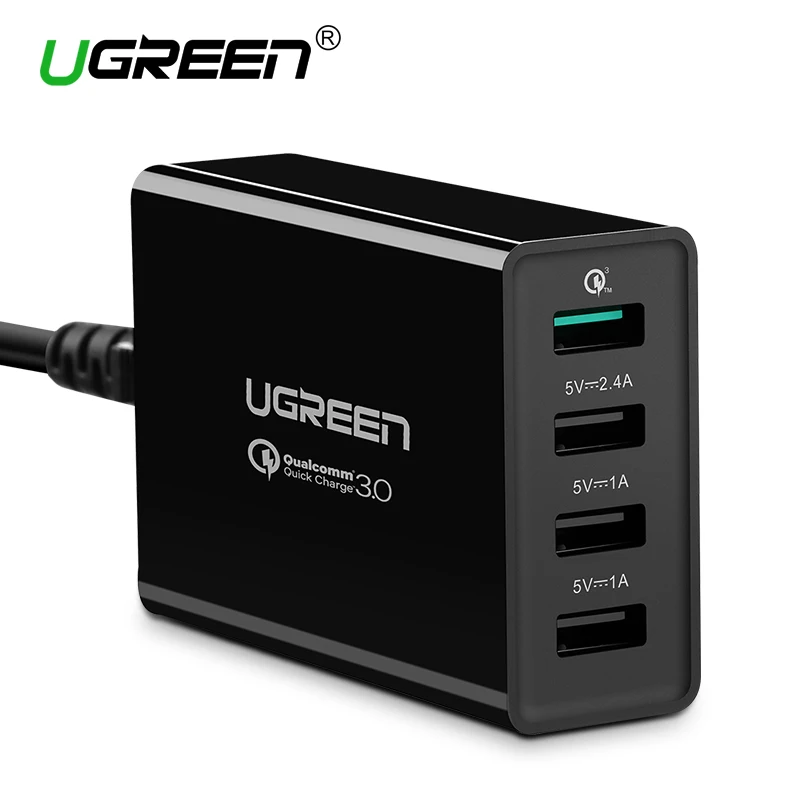 Ugreen Qualcomm Quick Charge 3 0 4 Ports Smart Mobile Phone Charger Desktop font b USB