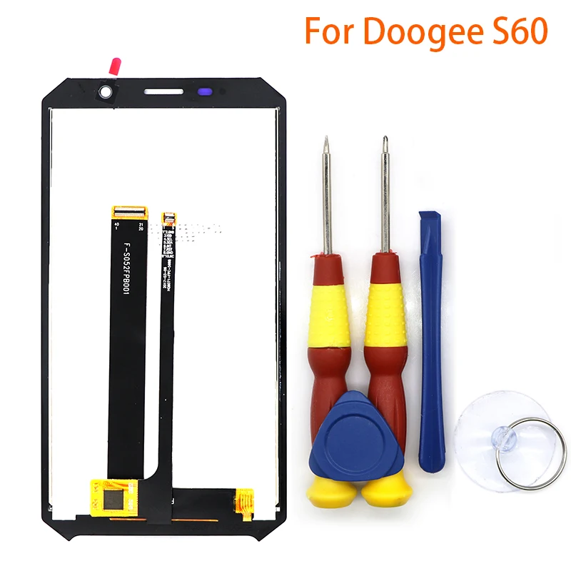 Оригинальный сенсорный ЖК экран для DOOGEE S60 сменные детали инструмент разборки
