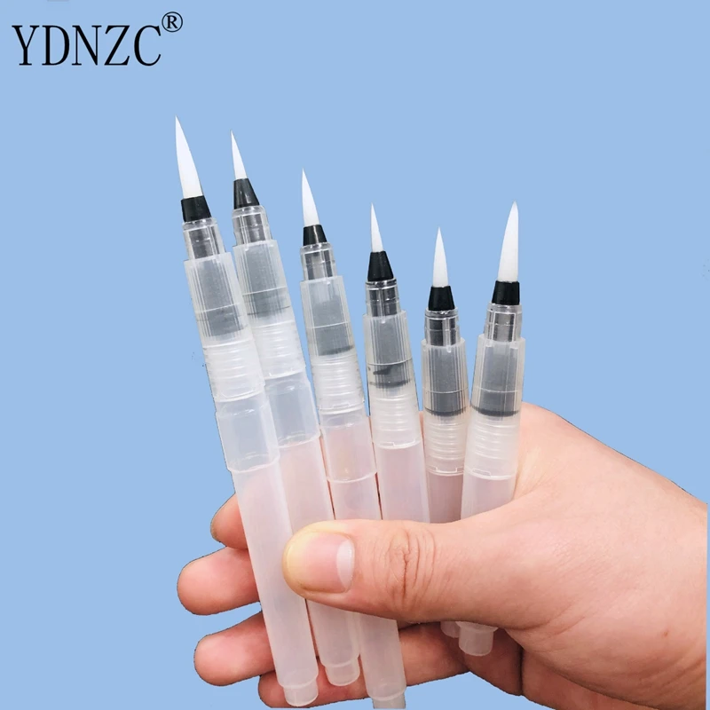 

1 pcs Water Brush Ink Pen for Watercolor brush pen set Calligraphy Painting Illustration Pen Office Stationery Gift Refillable