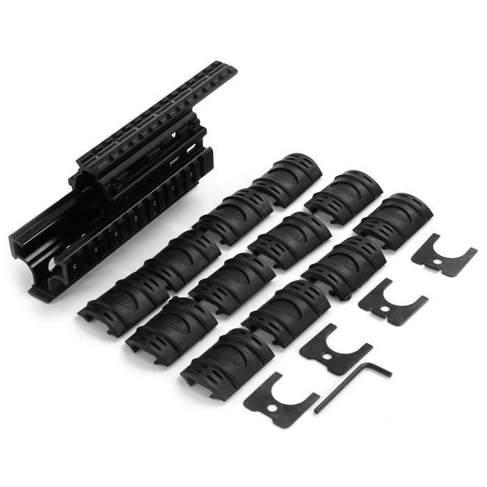 12 шт. AKs 47 74 тактические охотничьи резиновые защитные чехлы Weaver Picatinny с