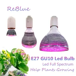 ReBlue светодио дный лампы E27 E14 GU10 светодио дный bombilla лампа 110 V 220 V E14 E27 GU10 светодио дный ампулы bombillas 7 Вт 15 Вт 36 Вт лампы светодио дный свет для