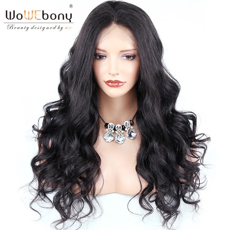 4*4 Silk Top Lace Front Wig Brazilian Remy Hair Wavy Silk Base Lace