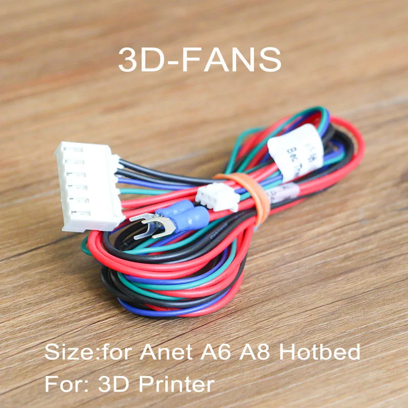 1 قطعة Anet A6 A8 مرتع كابل مع الثرمستور ل مندل RepRap i3 3D طابعة ساخنة السرير 1 قطعة Anet A6 A8 مرتع كابل مع الثرمستور ل مندل RepRap i3 3D طابعة ساخنة السرير