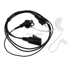 2 Pin с надписью ФБР(FBI) наблюдения Тайное Акустическая трубка Динамик для icom-радио IC-T81A IC-T90A IC-U12 IC-U16