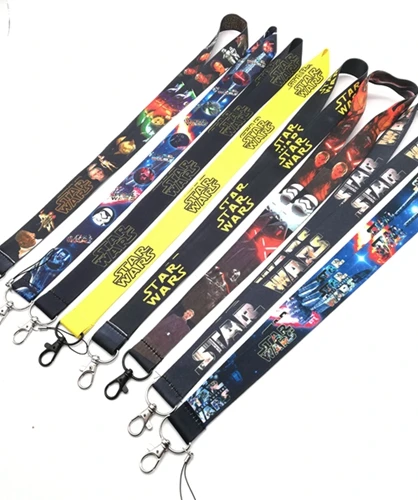 

20 pcs STAR WARS Key Chains Neck Strap Keys Camera ID Card Lanyard Z03